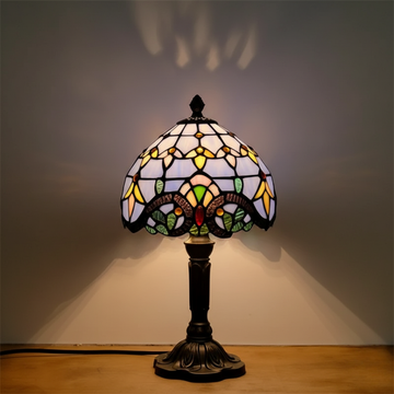 Retro Stained Glass Table Lamp