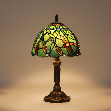 Mediterranean Stained Glass LED Table Lamp