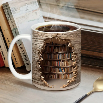 Enchanting Heat-Activated Library Mug